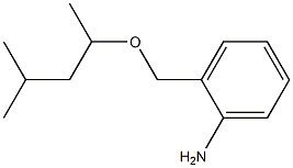 2-{[(4-methylpentan-2-yl)oxy]methyl}aniline Struktur