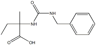 2-{[(benzylamino)carbonyl]amino}-2-methylbutanoic acid Struktur