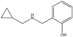 2-{[(cyclopropylmethyl)amino]methyl}phenol Struktur