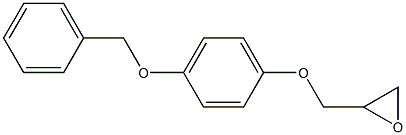 2-{[4-(benzyloxy)phenoxy]methyl}oxirane Struktur