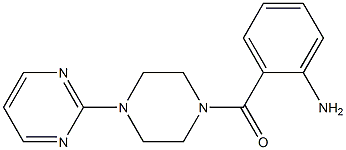 2-{[4-(pyrimidin-2-yl)piperazin-1-yl]carbonyl}aniline Struktur