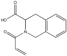 2-acryloyl-1,2,3,4-tetrahydroisoquinoline-3-carboxylic acid Struktur