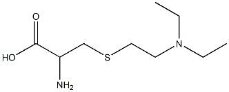 2-amino-3-{[2-(diethylamino)ethyl]thio}propanoic acid Struktur