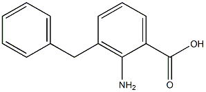 2-amino-3-benzylbenzoic acid Struktur