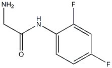 2-amino-N-(2,4-difluorophenyl)acetamide Struktur