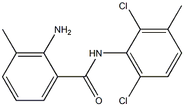 2-amino-N-(2,6-dichloro-3-methylphenyl)-3-methylbenzamide Struktur