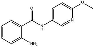 2-amino-N-(6-methoxypyridin-3-yl)benzamide Struktur