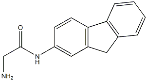 2-amino-N-9H-fluoren-2-ylacetamide Struktur