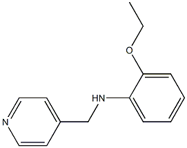 2-ethoxy-N-(pyridin-4-ylmethyl)aniline Struktur