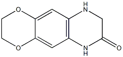 2H,3H,6H,7H,8H,9H-[1,4]dioxino[2,3-g]quinoxalin-7-one Struktur