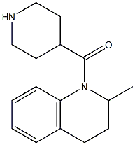 2-methyl-1-(piperidin-4-ylcarbonyl)-1,2,3,4-tetrahydroquinoline Struktur