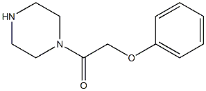 2-phenoxy-1-(piperazin-1-yl)ethan-1-one Struktur