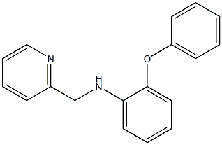 2-phenoxy-N-(pyridin-2-ylmethyl)aniline Struktur