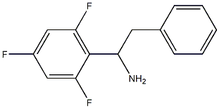 2-phenyl-1-(2,4,6-trifluorophenyl)ethan-1-amine Struktur