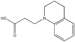 3-(1,2,3,4-tetrahydroquinolin-1-yl)propanoic acid Struktur