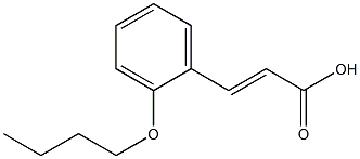 3-(2-butoxyphenyl)prop-2-enoic acid Struktur