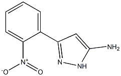 3-(2-nitrophenyl)-1H-pyrazol-5-amine Struktur