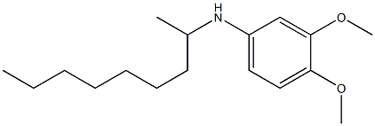 3,4-dimethoxy-N-(nonan-2-yl)aniline Struktur