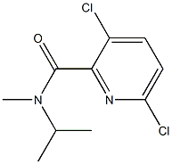 3,6-dichloro-N-methyl-N-(propan-2-yl)pyridine-2-carboxamide Struktur