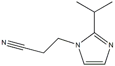 3-[2-(propan-2-yl)-1H-imidazol-1-yl]propanenitrile Struktur