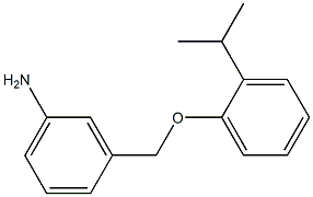 3-[2-(propan-2-yl)phenoxymethyl]aniline Struktur