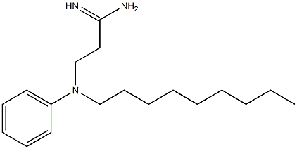 3-[nonyl(phenyl)amino]propanimidamide Struktur