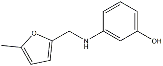 3-{[(5-methylfuran-2-yl)methyl]amino}phenol Struktur