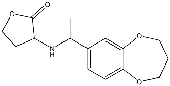 3-{[1-(3,4-dihydro-2H-1,5-benzodioxepin-7-yl)ethyl]amino}oxolan-2-one Struktur