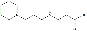 3-{[3-(2-methylpiperidin-1-yl)propyl]amino}propanoic acid Struktur