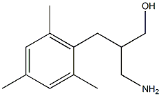 3-amino-2-[(2,4,6-trimethylphenyl)methyl]propan-1-ol Struktur