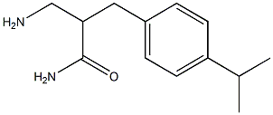 3-amino-2-{[4-(propan-2-yl)phenyl]methyl}propanamide Struktur