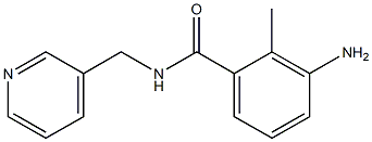 3-amino-2-methyl-N-(pyridin-3-ylmethyl)benzamide Struktur