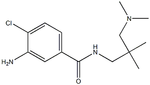 3-amino-4-chloro-N-{2-[(dimethylamino)methyl]-2-methylpropyl}benzamide Struktur