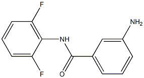 3-amino-N-(2,6-difluorophenyl)benzamide Struktur