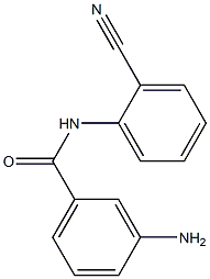 3-amino-N-(2-cyanophenyl)benzamide Struktur