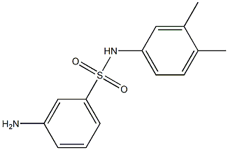 3-amino-N-(3,4-dimethylphenyl)benzenesulfonamide Struktur