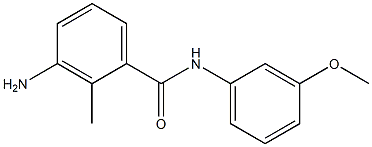 3-amino-N-(3-methoxyphenyl)-2-methylbenzamide Struktur