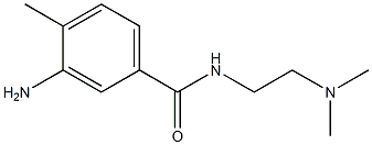 3-amino-N-[2-(dimethylamino)ethyl]-4-methylbenzamide Struktur