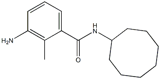 3-amino-N-cyclooctyl-2-methylbenzamide Struktur