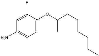 3-fluoro-4-(octan-2-yloxy)aniline Struktur