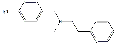 4-({methyl[2-(pyridin-2-yl)ethyl]amino}methyl)aniline Struktur