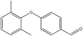 4-(2,6-dimethylphenoxy)benzaldehyde Struktur