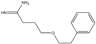 4-(2-phenylethoxy)butanimidamide Struktur