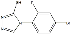 4-(4-bromo-2-fluorophenyl)-4H-1,2,4-triazole-3-thiol Struktur