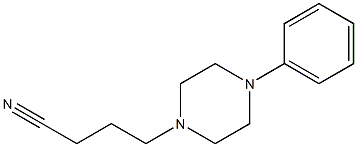 4-(4-phenylpiperazin-1-yl)butanenitrile Struktur