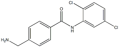 4-(aminomethyl)-N-(2,5-dichlorophenyl)benzamide Struktur