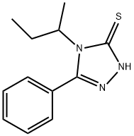 4-(butan-2-yl)-5-phenyl-4H-1,2,4-triazole-3-thiol Struktur