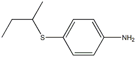 4-(butan-2-ylsulfanyl)aniline Struktur