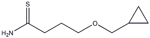 4-(cyclopropylmethoxy)butanethioamide Struktur