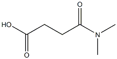 4-(dimethylamino)-4-oxobutanoic acid Struktur